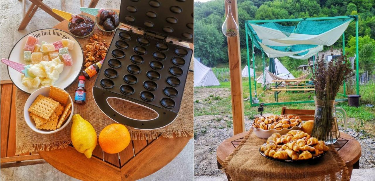 فندق Luna Rock Glamping Brezoi - Blue Scai المظهر الخارجي الصورة